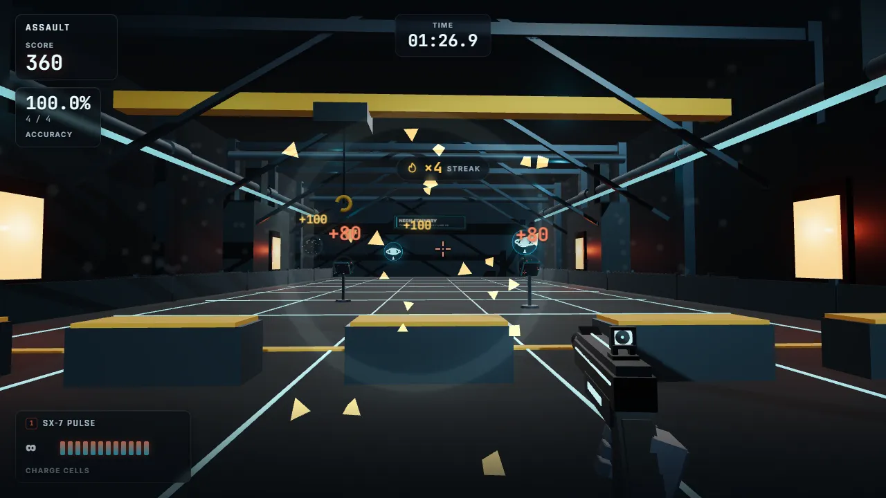 Assault mode running in the Focus Lab